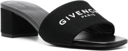 Givenchy Sandalen met logoprint Zwart