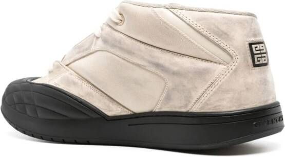 Givenchy Skate gerafelde sneakers Beige