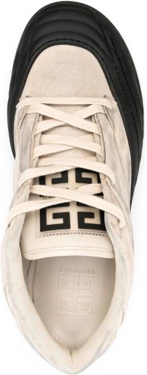 Givenchy Skate gerafelde sneakers Beige