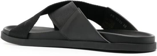 Givenchy Slippers met gekruiste bandjes Zwart