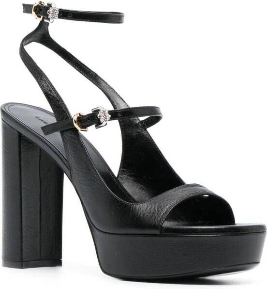 Givenchy Voyou sandalen met plateauzool Zwart