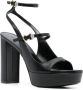 Givenchy Voyou sandalen met plateauzool Zwart - Thumbnail 2
