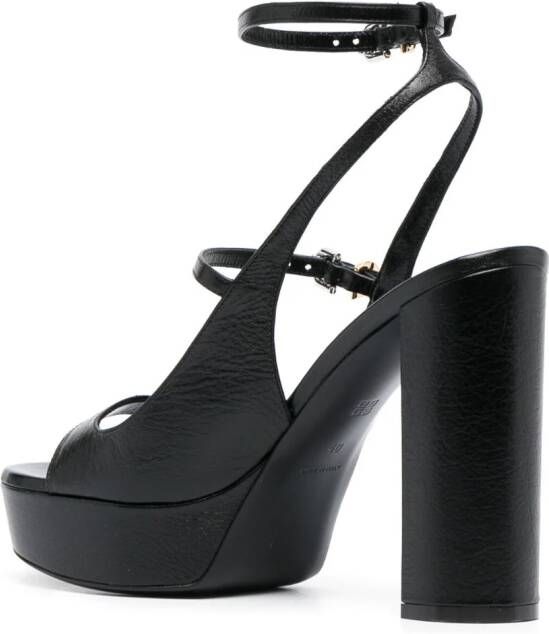 Givenchy Voyou sandalen met plateauzool Zwart