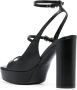 Givenchy Voyou sandalen met plateauzool Zwart - Thumbnail 3