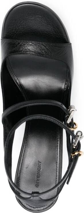 Givenchy Voyou sandalen met plateauzool Zwart