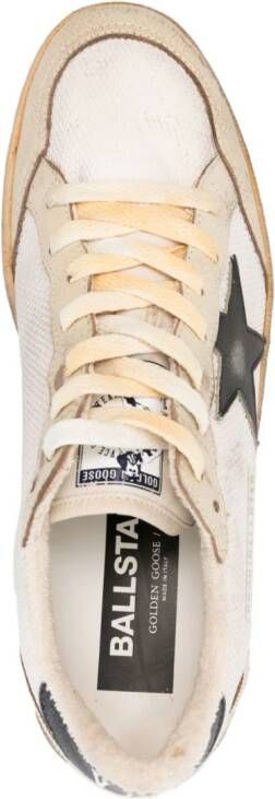 Golden Goose Ball Star leren sneakers Beige