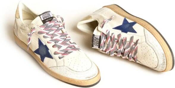 Golden Goose Ballstar leren sneakers Beige