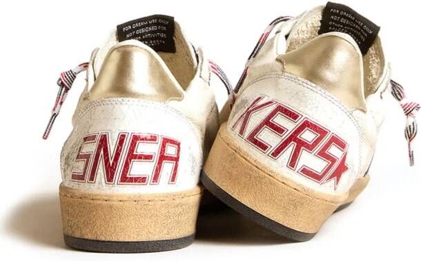 Golden Goose Ballstar leren sneakers Beige