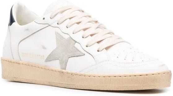 Golden Goose Ball Star leren sneakers Wit