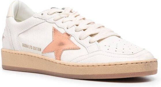 Golden Goose Ball Star leather sneakers Wit