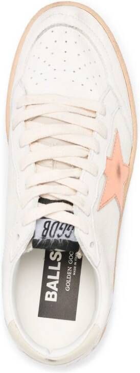 Golden Goose Ball Star leather sneakers Wit