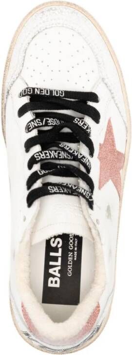 Golden Goose Ball Star leren sneakers Wit