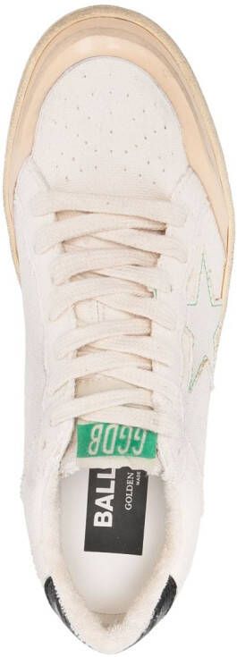 Golden Goose Ball Star low-top canvas sneakers Beige