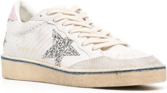 Golden Goose Ballstar leren sneakers Wit