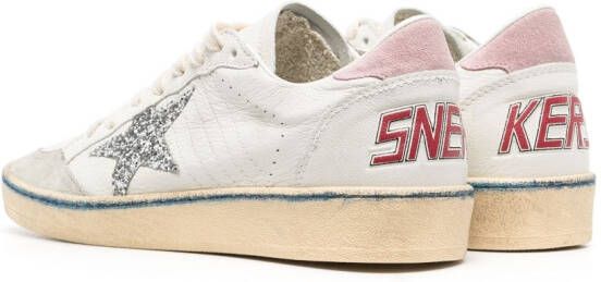 Golden Goose Ballstar leren sneakers Wit