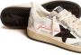 Golden Goose Ballstar metallic leren sneakers Wit - Thumbnail 2