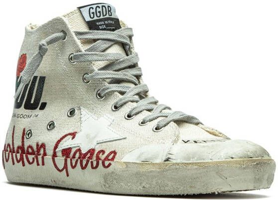 Golden Goose Francy high-top sneakers Beige