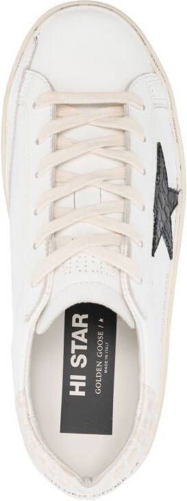 Golden Goose Hi Star low-top sneakers Wit