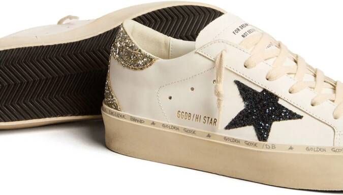 Golden Goose Hi-Star sneakers met plateauzool Wit