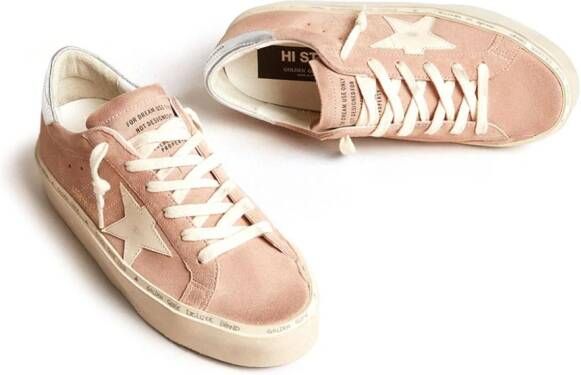 Golden Goose Hi-Star sneakers met plateauzool Roze