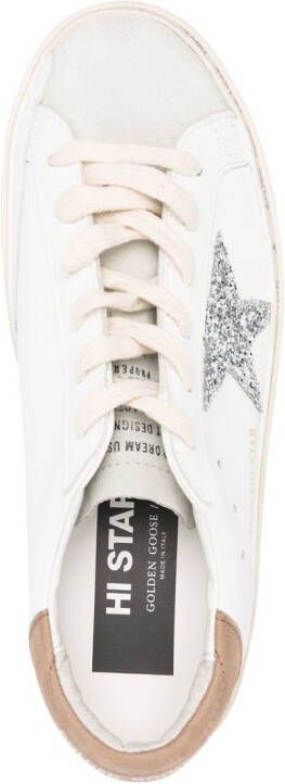 Golden Goose Hi Star vetersneakers Wit