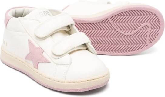 Golden Goose Kids Ballstar leren sneakers Wit