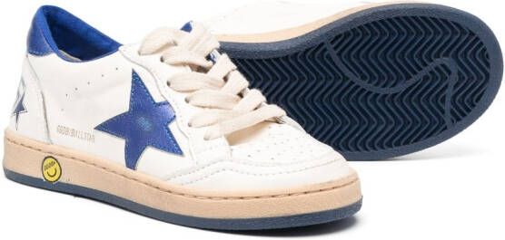 Golden Goose Kids Ballstar low-top sneakers Wit