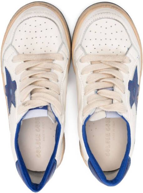 Golden Goose Kids Ballstar low-top sneakers Wit