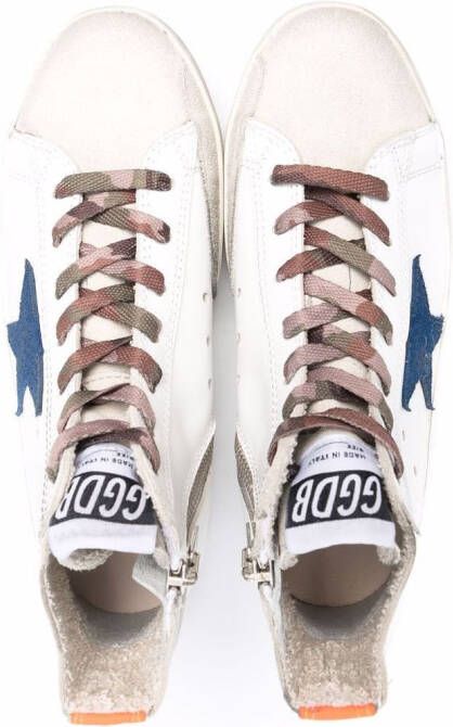 Golden Goose Kids Francy high-top sneakers Wit