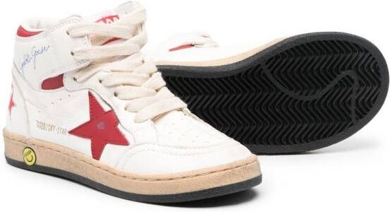 Golden Goose Kids High-top sneakers Wit