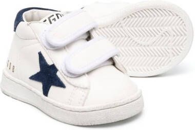 Golden Goose Kids June sneakers met klittenband Wit