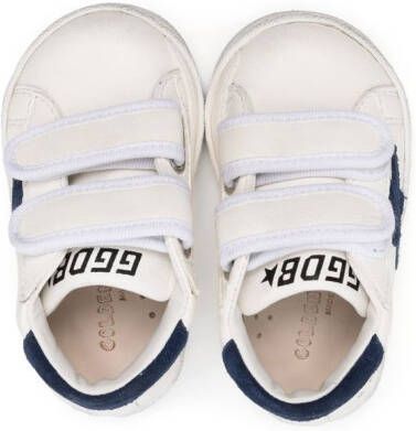 Golden Goose Kids June sneakers met klittenband Wit