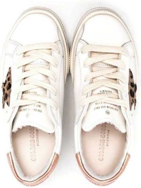 Golden Goose Kids May low-top sneakers Wit