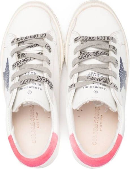 Golden Goose Kids May low-top sneakers Wit