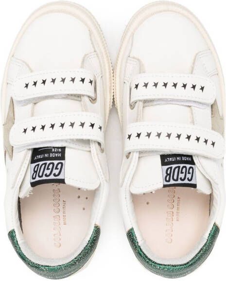 Golden Goose Kids May School sneakers Wit