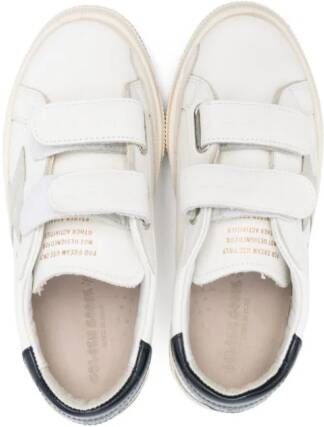 Golden Goose Kids May School sneakers met klittenband Wit