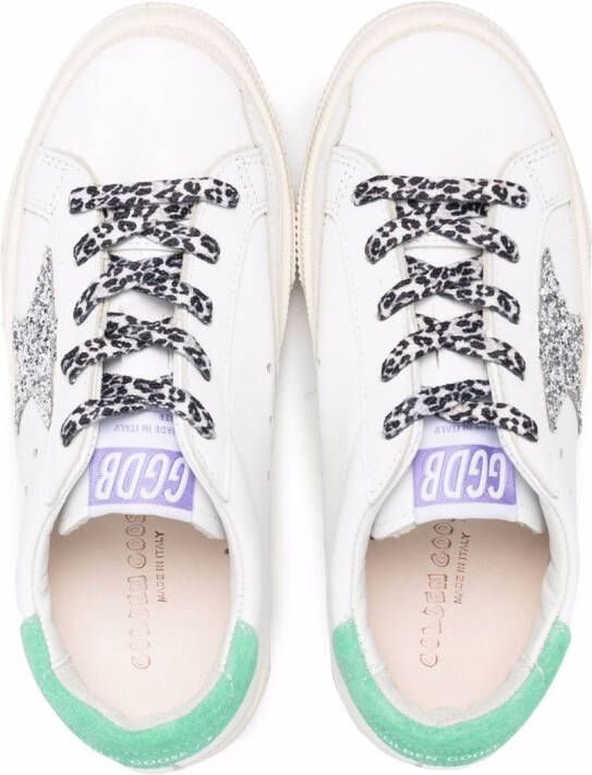 Golden Goose Kids May sneakers Wit