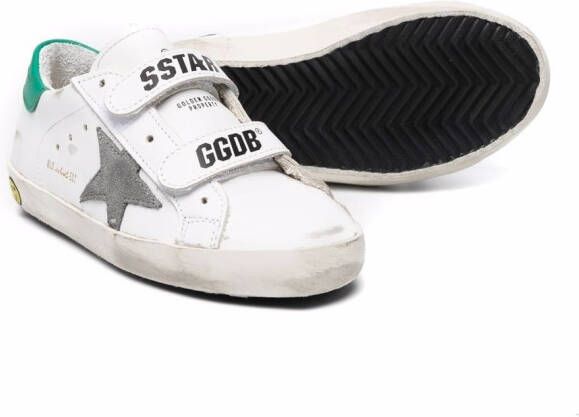 Golden Goose Kids Old School low-top sneakers Wit