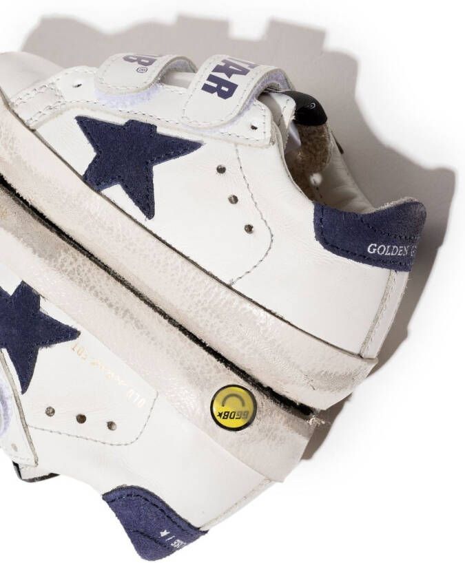 Golden Goose Kids Old School low-top sneakers Wit