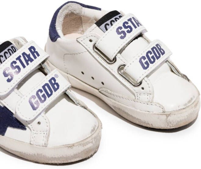 Golden Goose Kids Old School low-top sneakers Wit