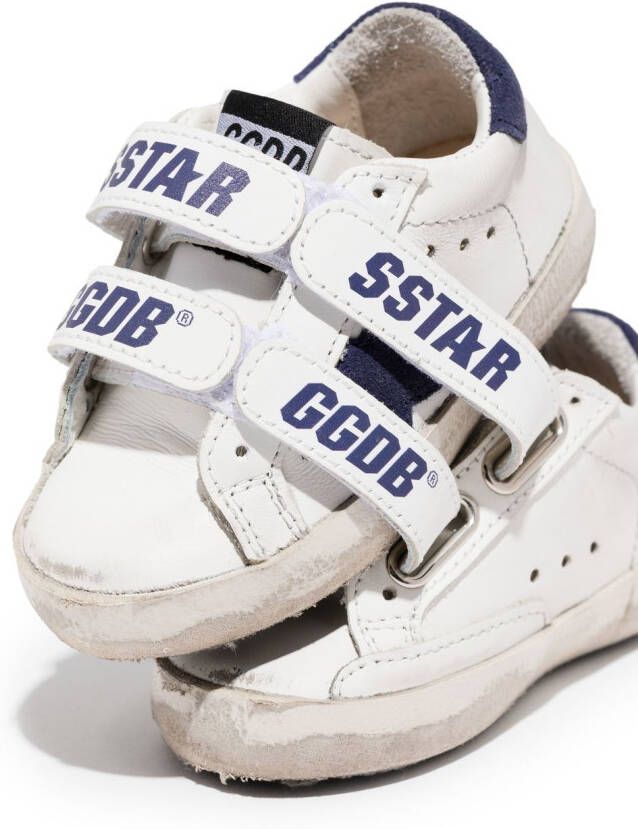 Golden Goose Kids Old School low-top sneakers Wit