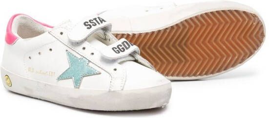 Golden Goose Kids Old School low-top sneakers Wit