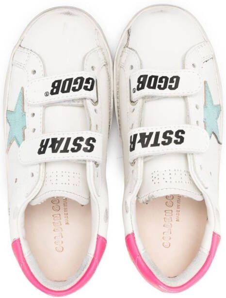 Golden Goose Kids Old School low-top sneakers Wit