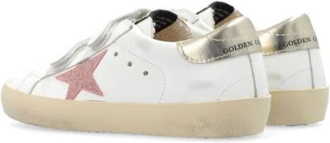 Golden Goose Kids Old School sneakers met klittenband Wit