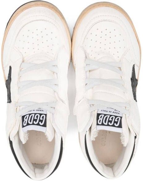 Golden Goose Kids Sky Star high-top sneakers Wit