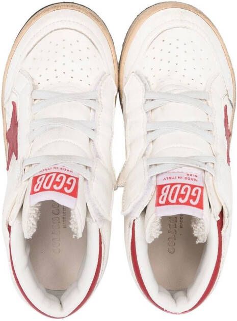 Golden Goose Kids Sky-Star high-top sneakers Wit