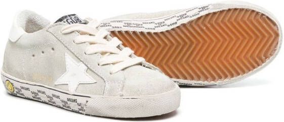 Golden Goose Kids Sneakers met logopatch Wit