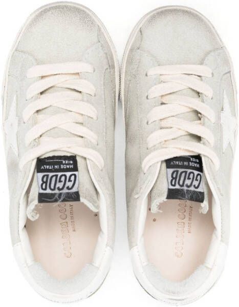 Golden Goose Kids Sneakers met logopatch Wit