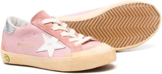 Golden Goose Kids Sneakers met sterpatch Roze