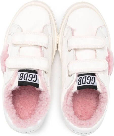 Golden Goose Kids Sneakers met sterpatch Wit